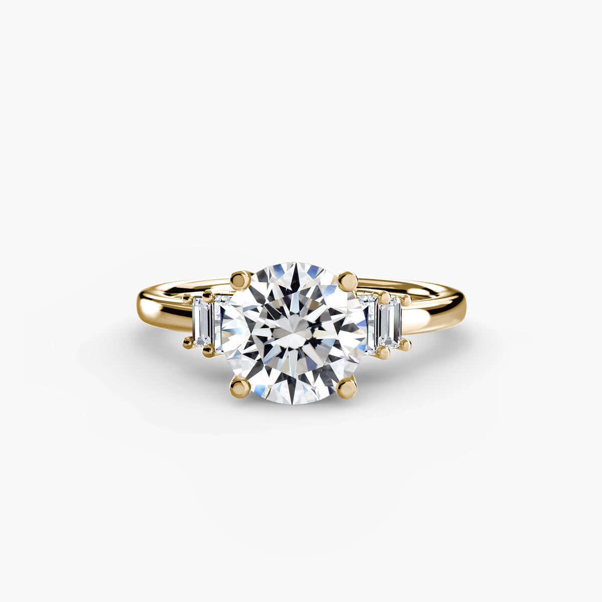 Manuela Baguette Accent Solitaire