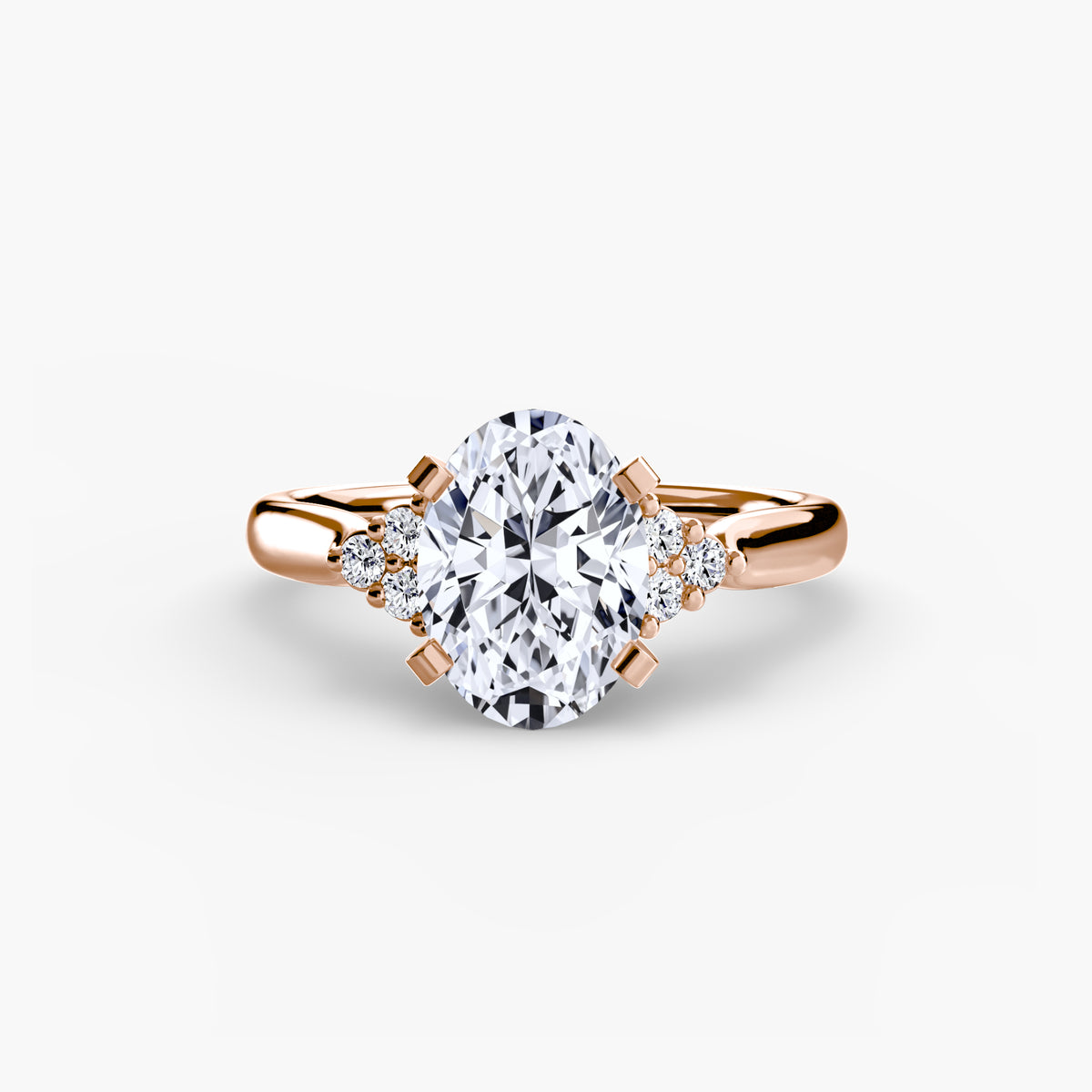 Inés Solitaire with Cluster Shoulders