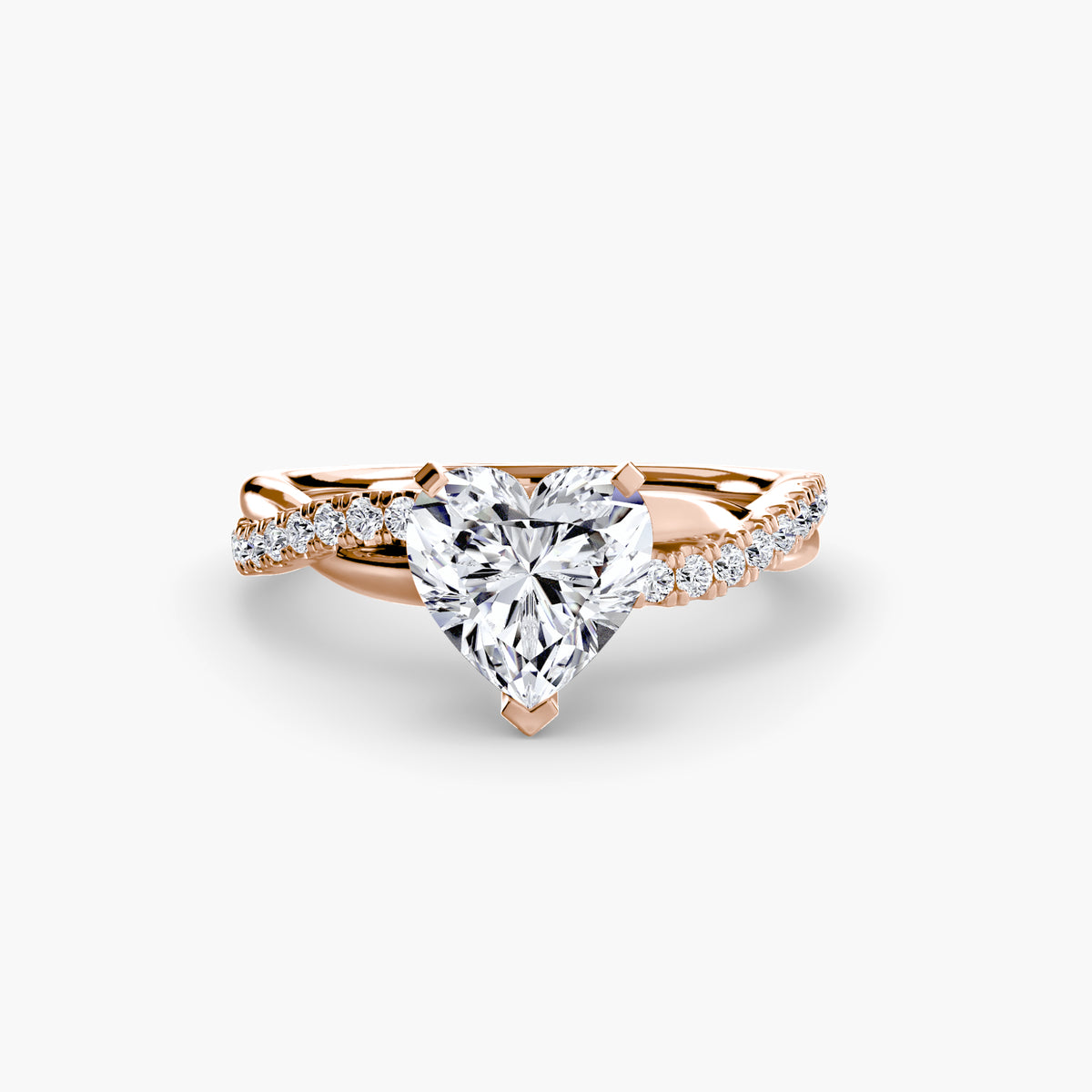 Ximena Emerald Twist Pavé Ring