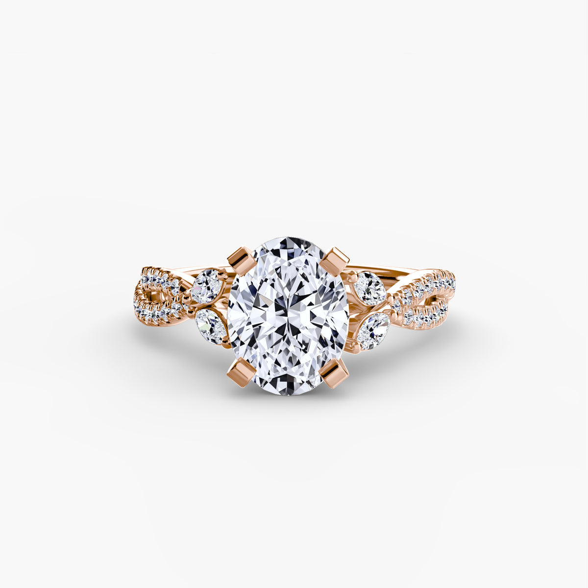 Vittoria Twist Pavé Ring