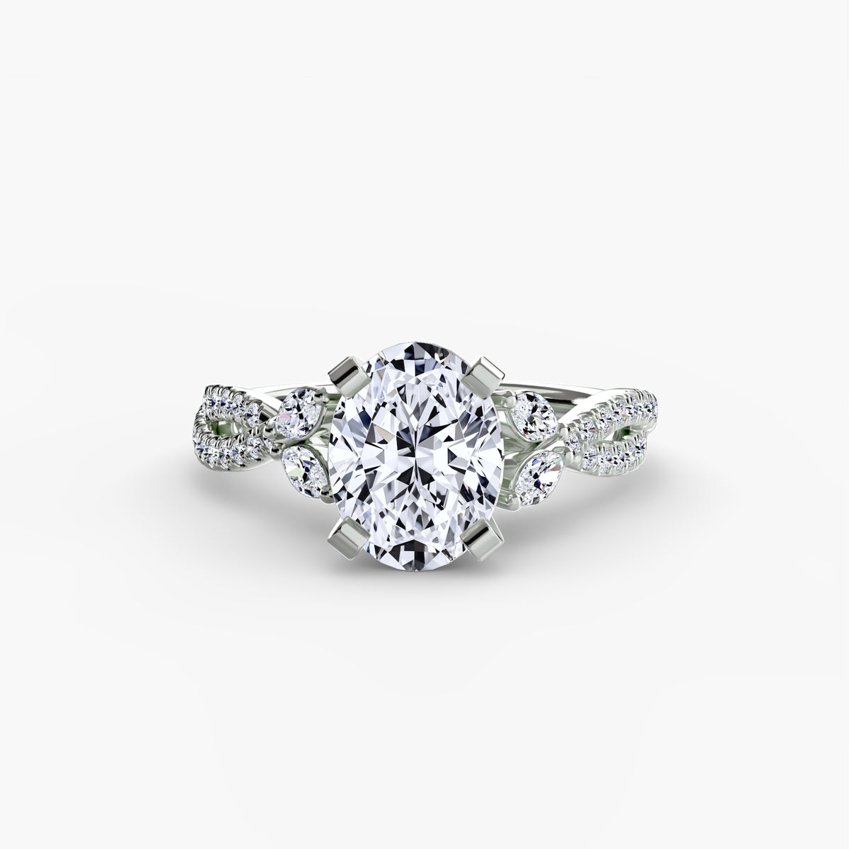 Vittoria Twist Pavé Ring