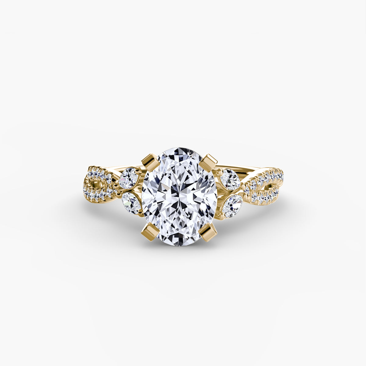 Vittoria Twist Pavé Ring