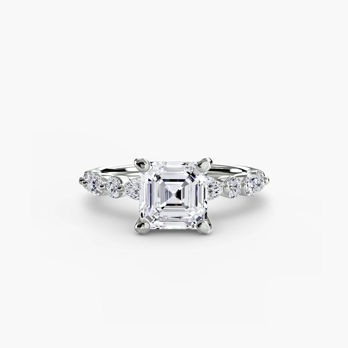 Noemi Solitaire with Eternity Pavé