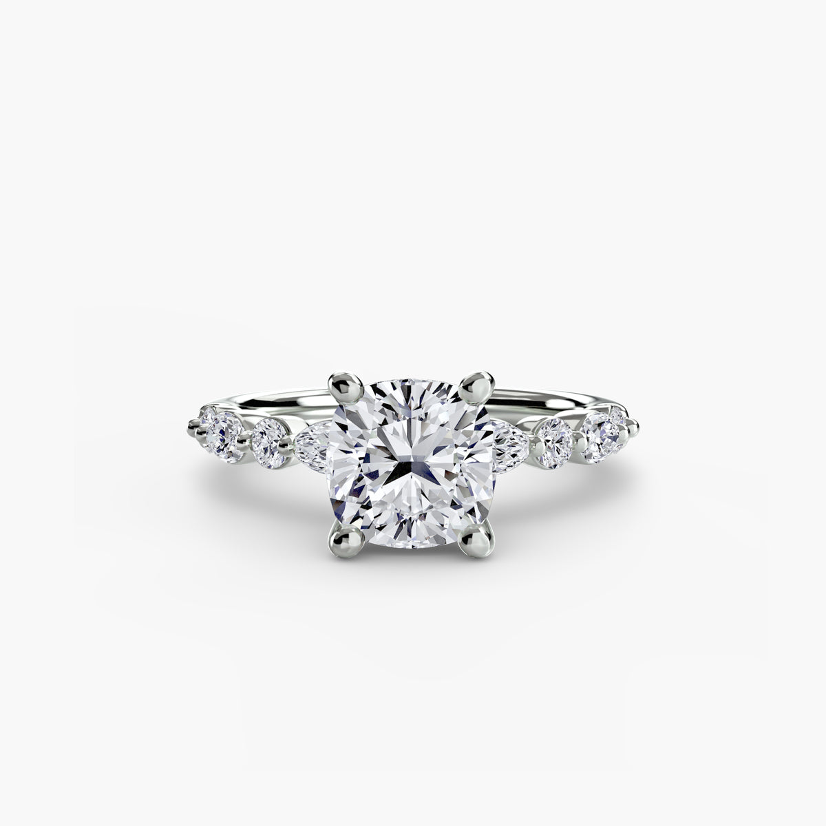 Noemi Solitaire with Eternity Pavé