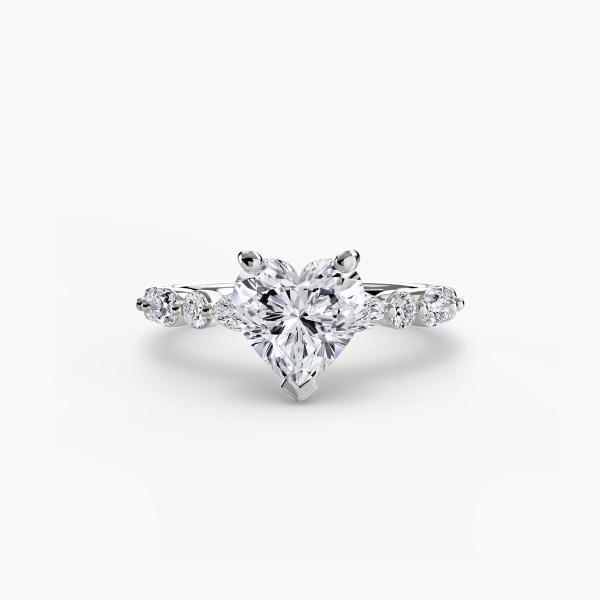 Noemi Solitaire with Eternity Pavé