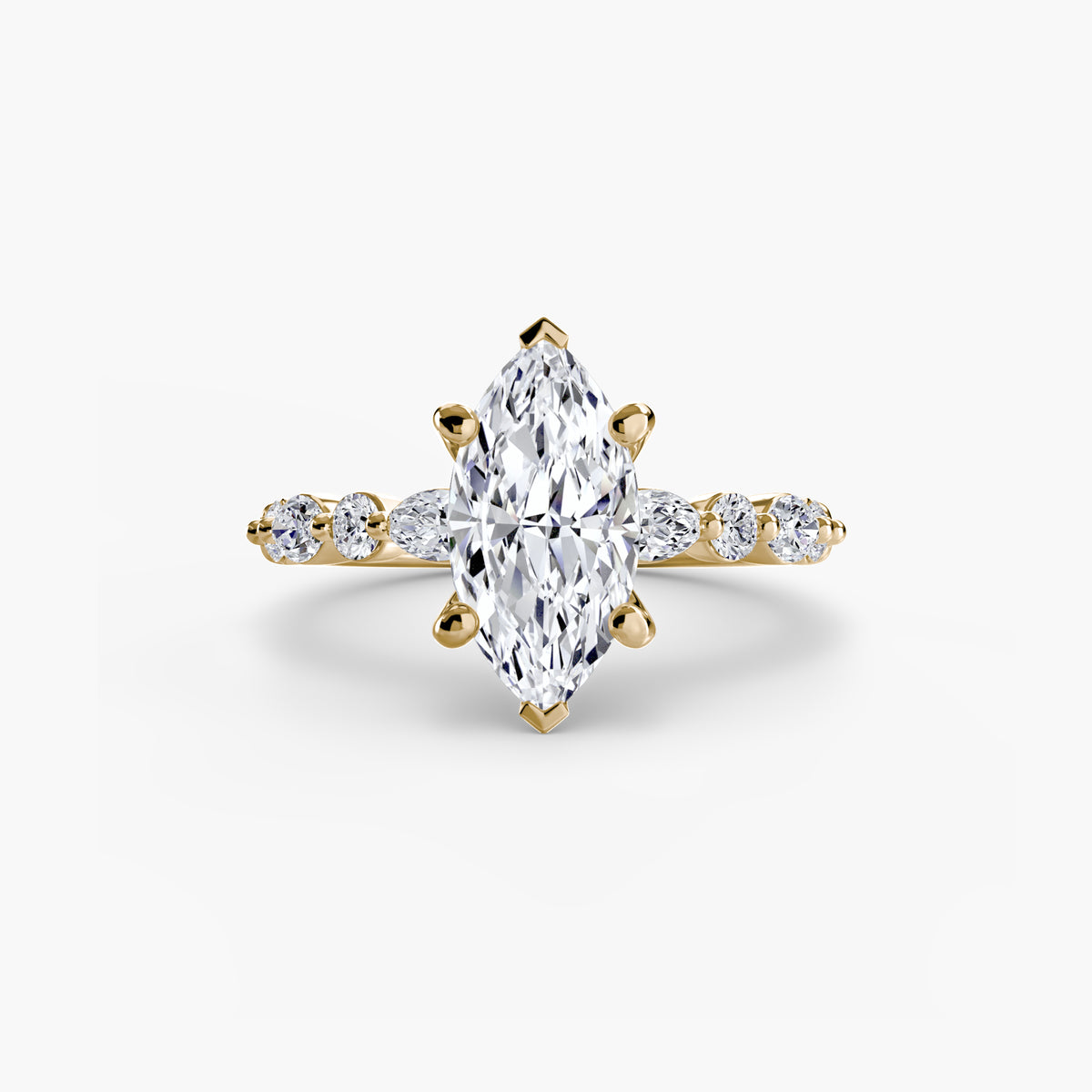 Noemi Solitaire with Eternity Pavé