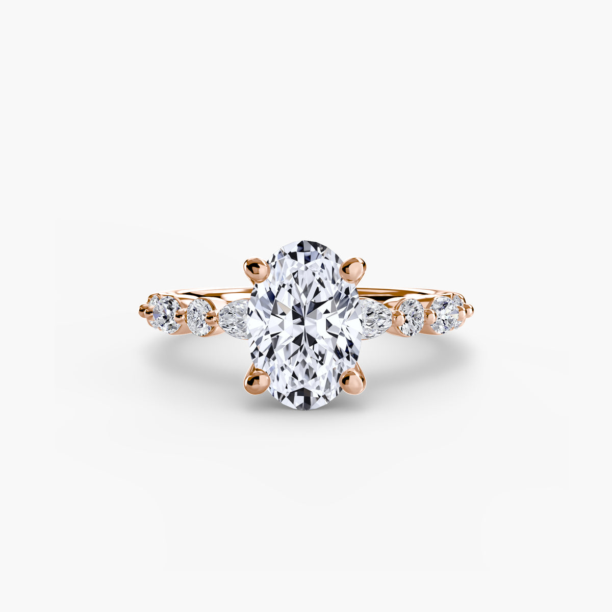 Noemi Solitaire with Eternity Pavé