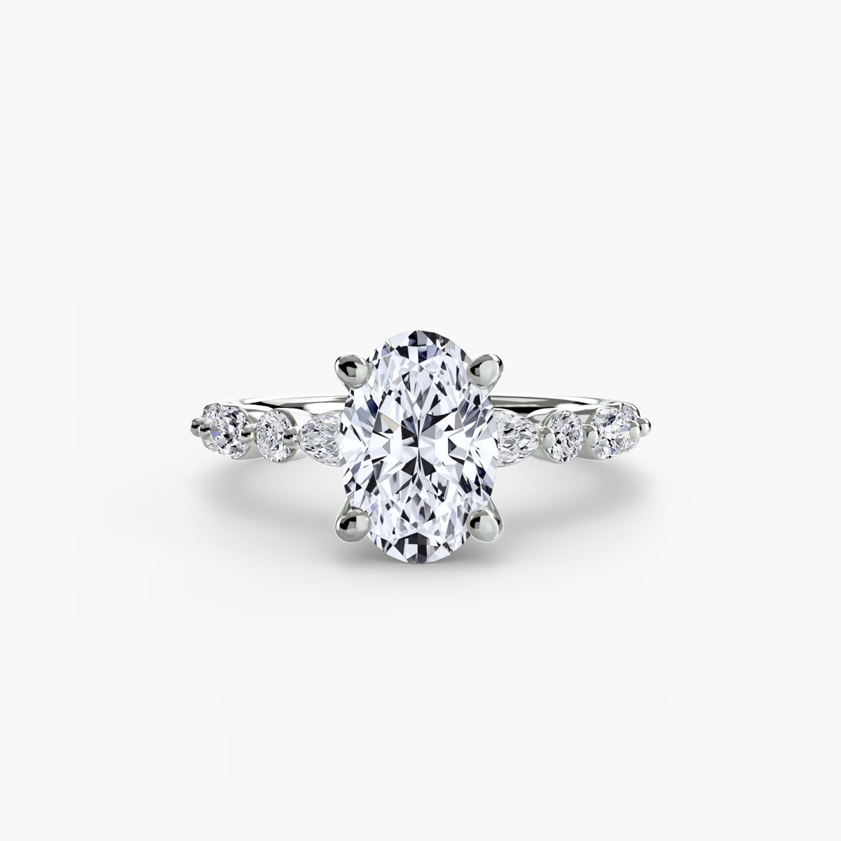 Noemi Solitaire with Eternity Pavé