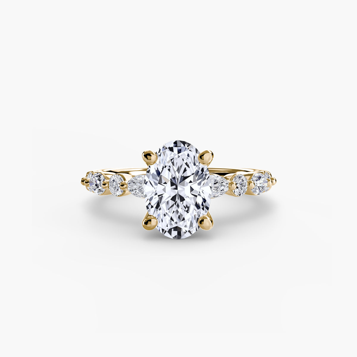 Noemi Solitaire with Eternity Pavé
