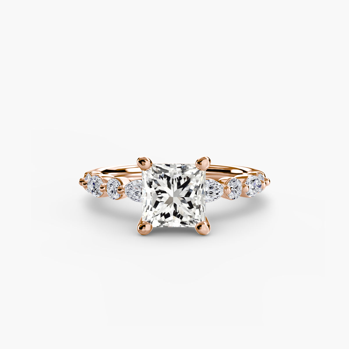 Noemi Solitaire with Eternity Pavé