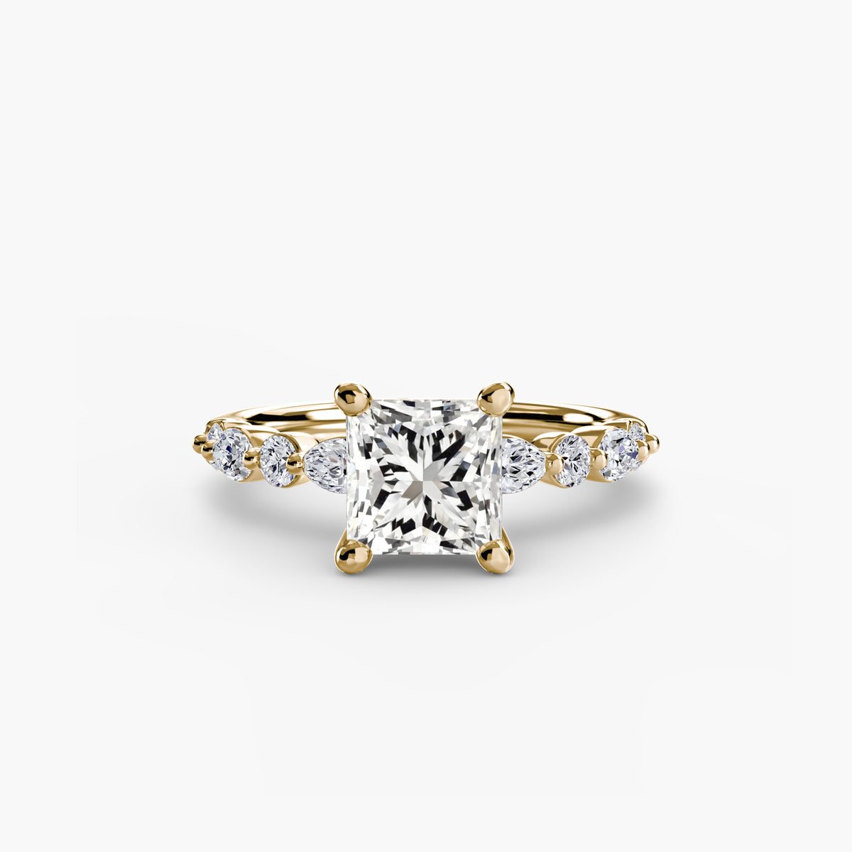Noemi Solitaire with Eternity Pavé