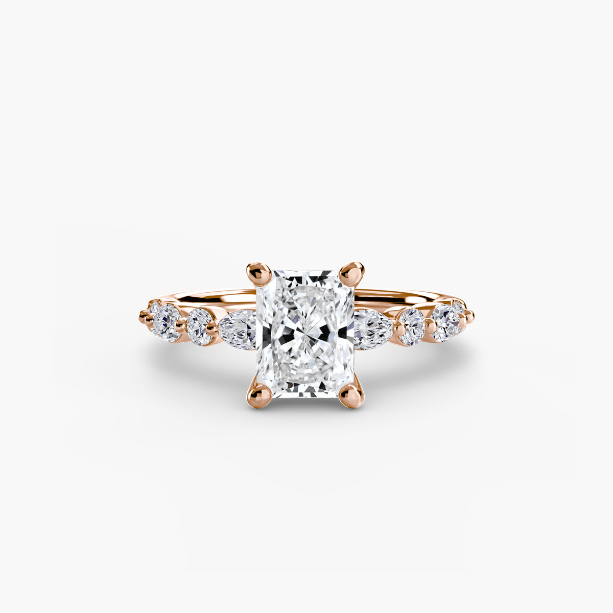 Noemi Solitaire with Eternity Pavé