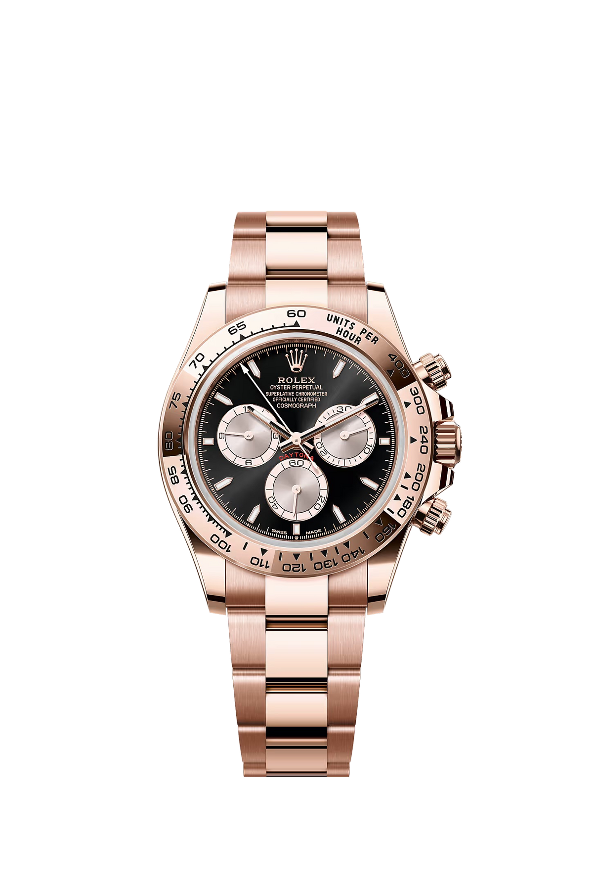 Rolex Cosmograph Daytona Everose black dial 126505
