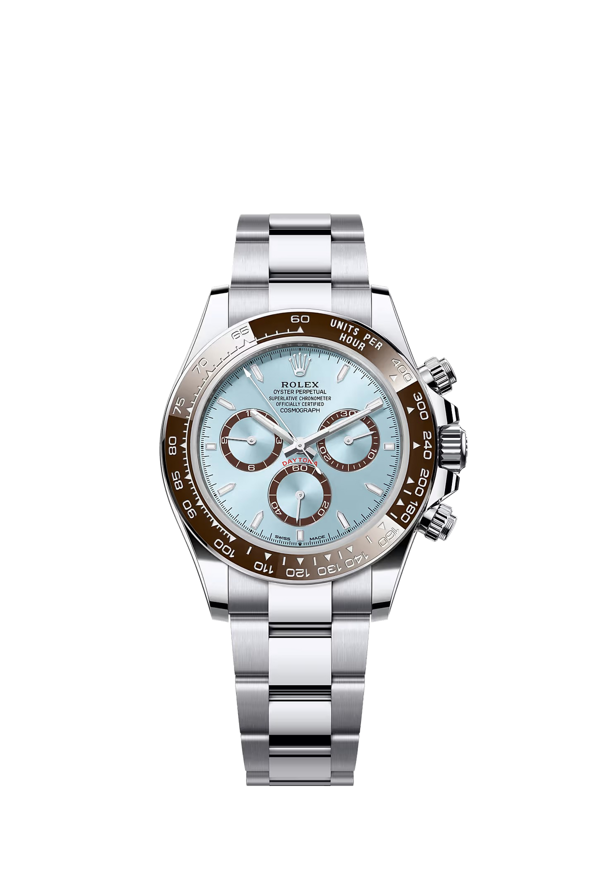 Rolex Cosmograph Daytona platinum ice blue dial 126506