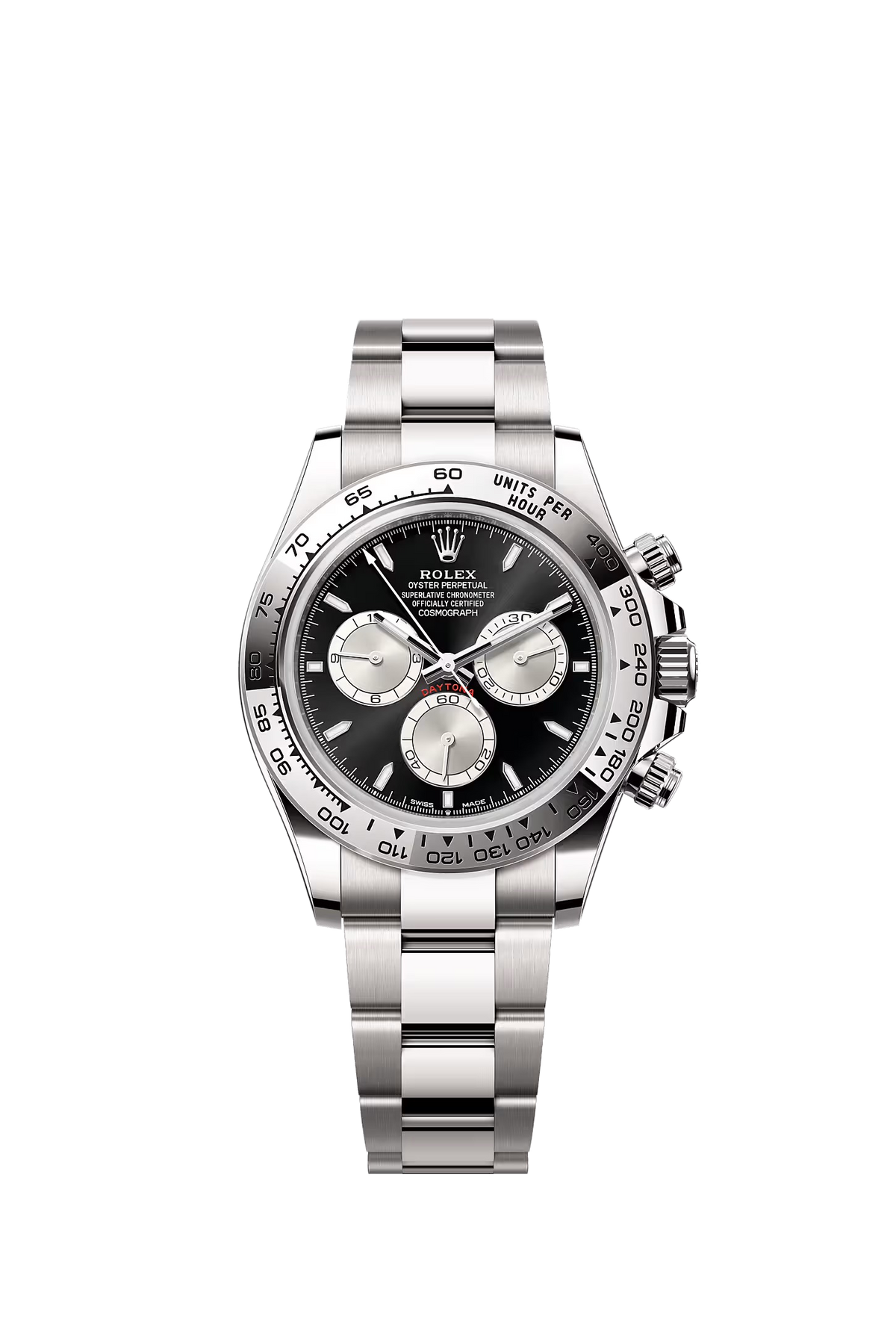 Rolex Cosmograph Daytona white gold black dial 126509