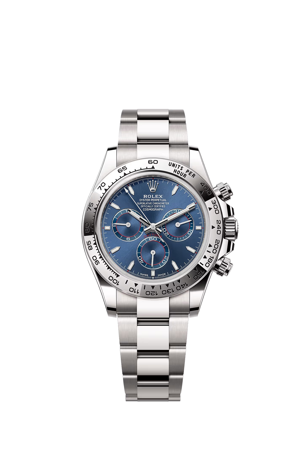 Rolex Cosmograph Daytona white gold blue dial 126509