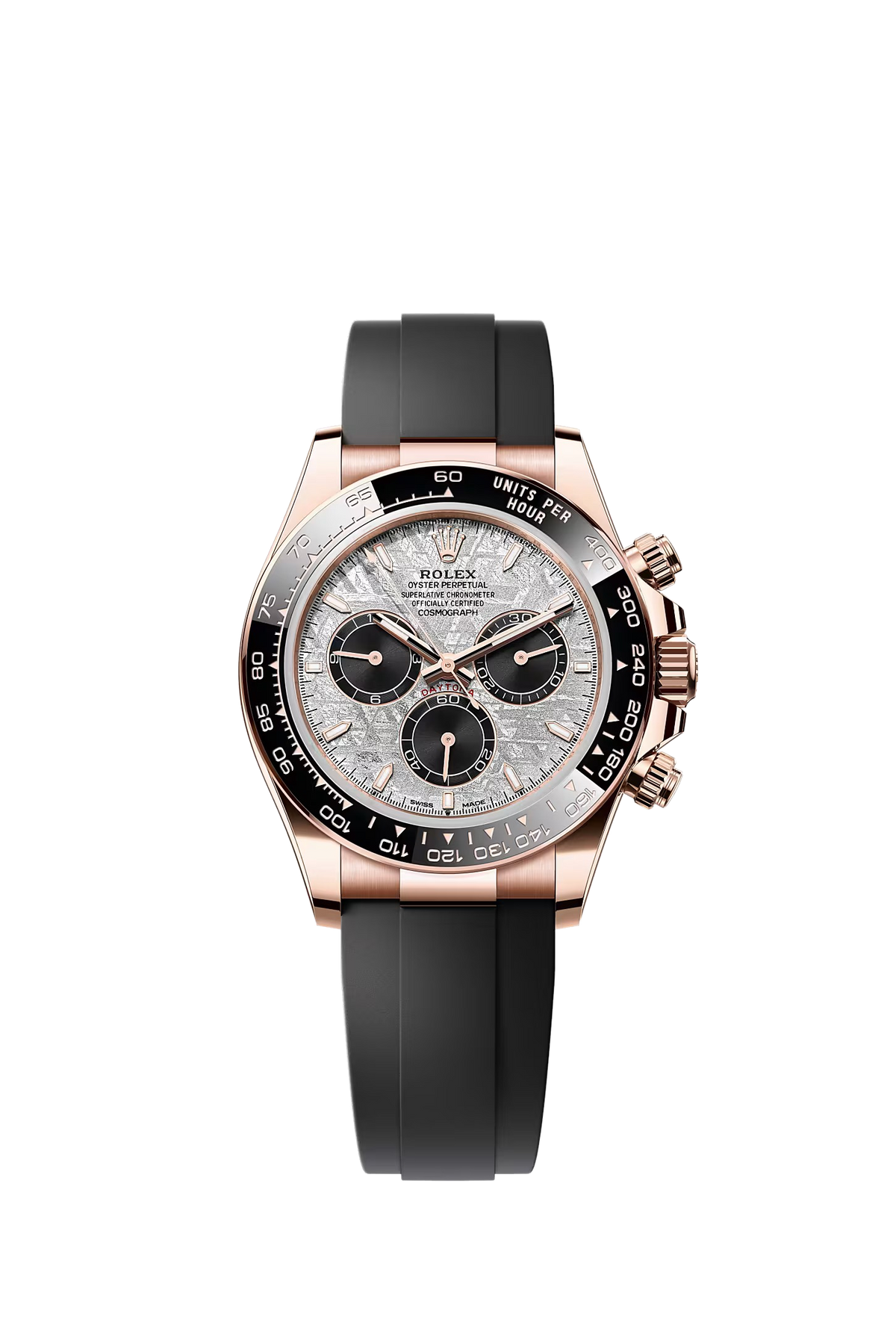 Rolex Cosmograph Daytona Everose meteorite dial Oysterflex 126515LN