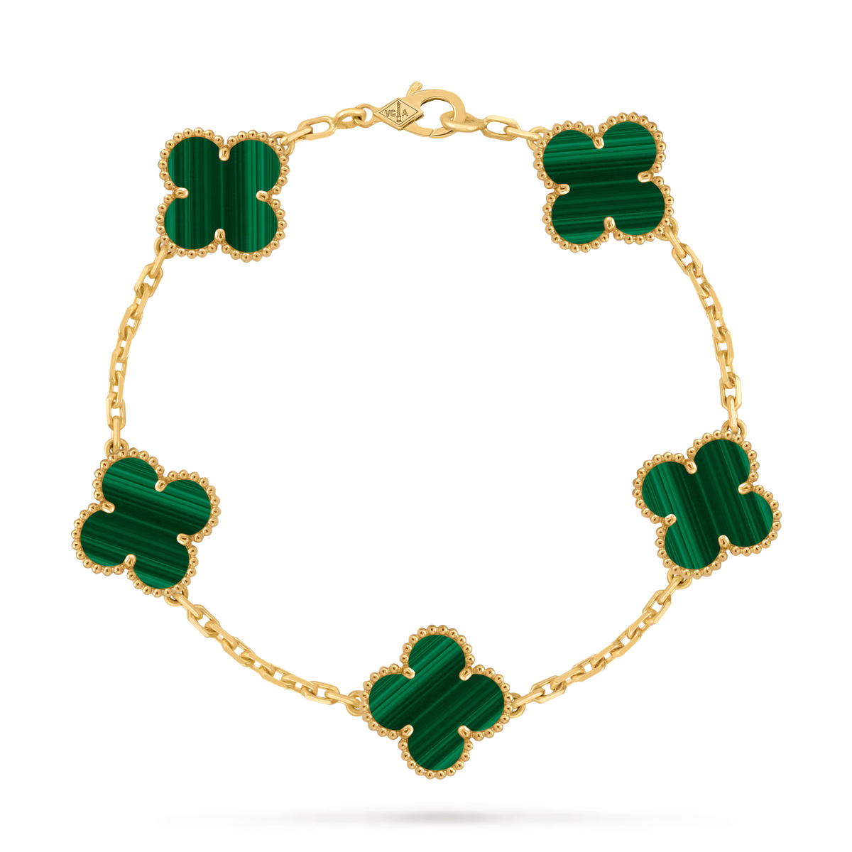 5 Clover Bracelet 18k Yellow Gold