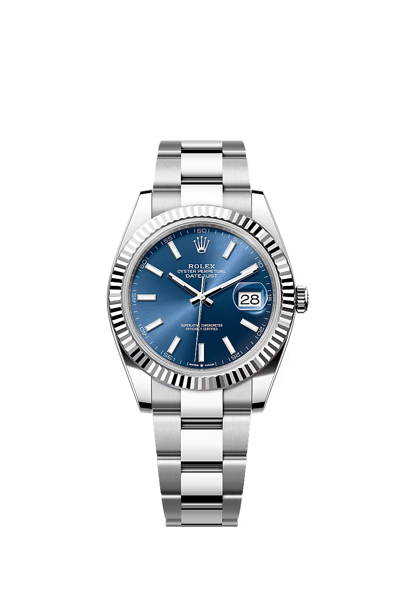 Rolex Datejust 41 Blue Baton Dial 126334