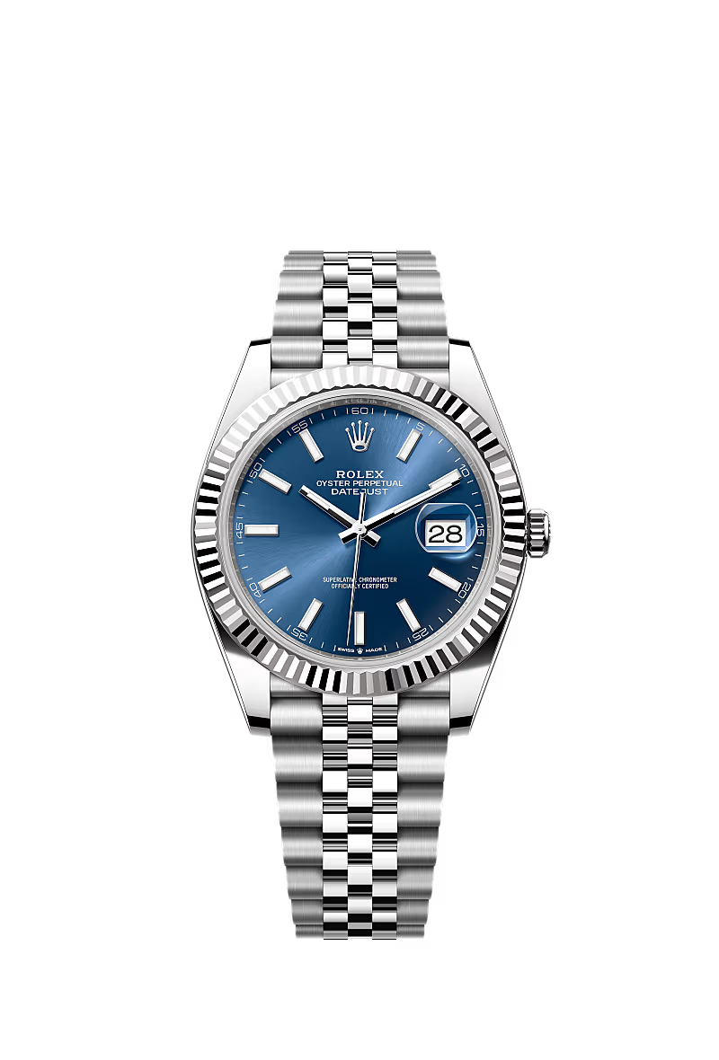 Rolex Datejust 41 Blue Baton Dial 126334