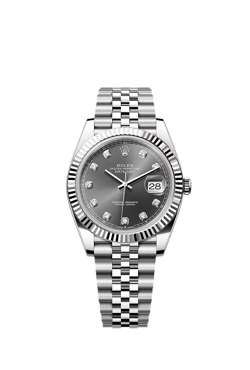 Rolex Datejust 41 Rhodium Dial 126334
