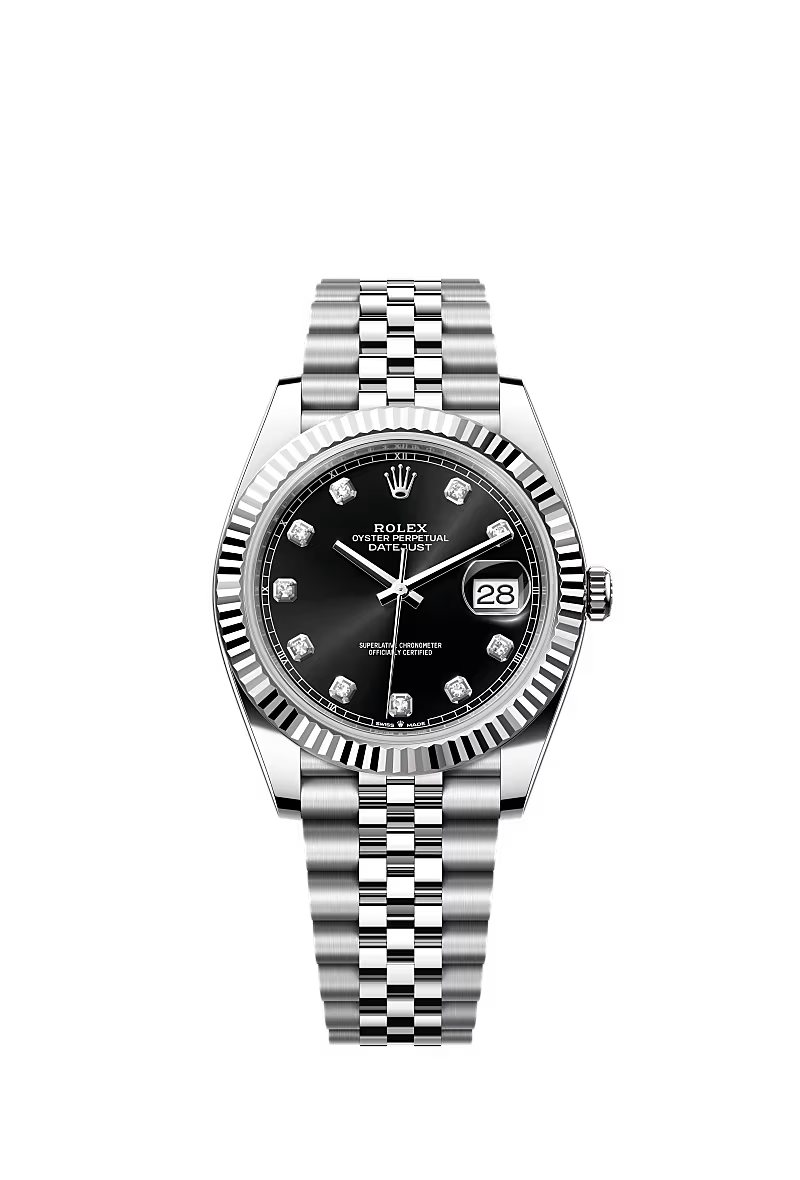 Rolex Datejust 41 Black Diamond Dial 126334