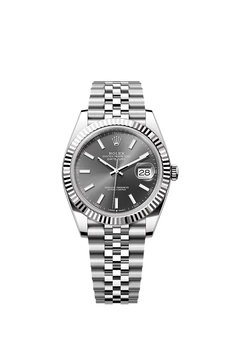 Rolex Datejust 41 Slate Baton Dial 126334