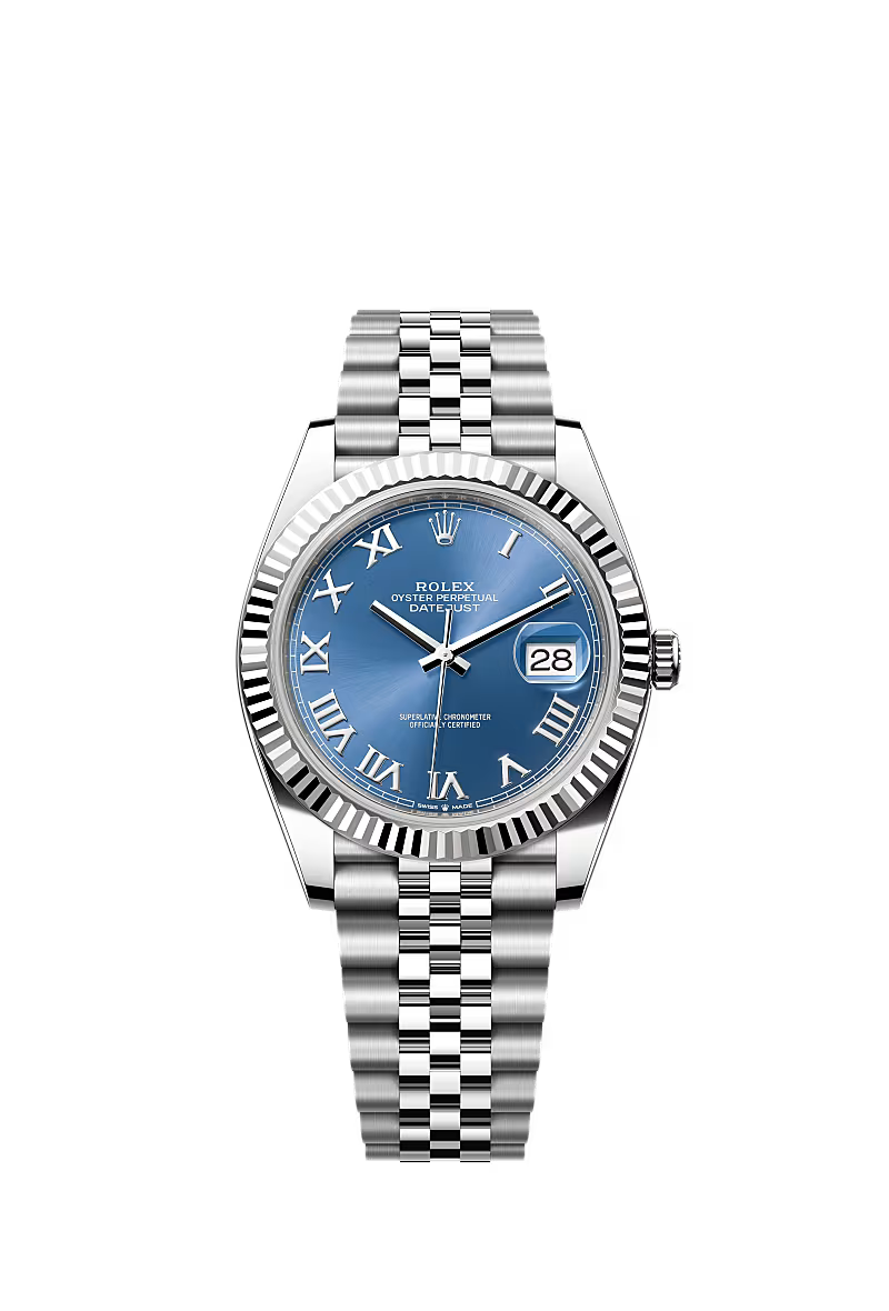 Rolex Datejust 41 Azzurro Blue Dial 126334