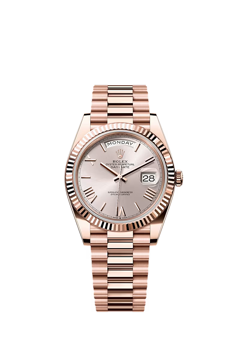 Rolex Day-Date 40 Rose Gold Sundust Dial 228235