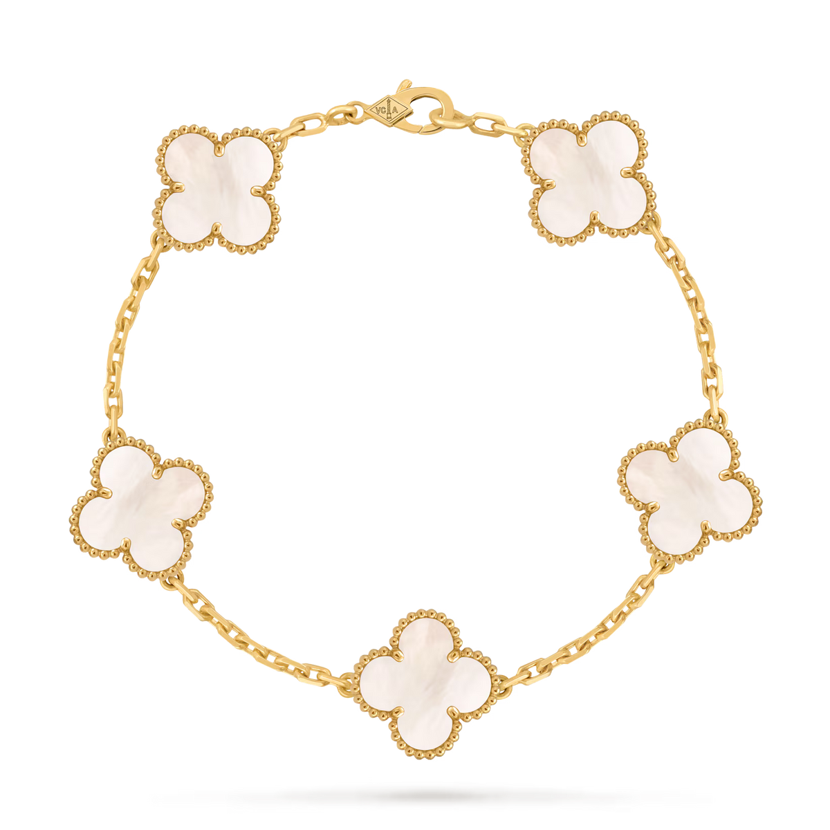 5 Clover Bracelet 18k Yellow Gold