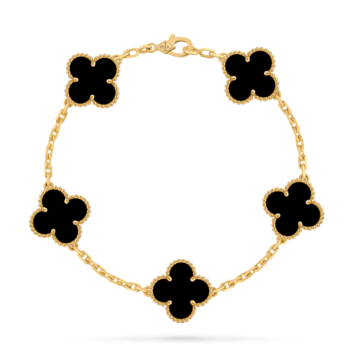 5 Clover Bracelet 18k Yellow Gold