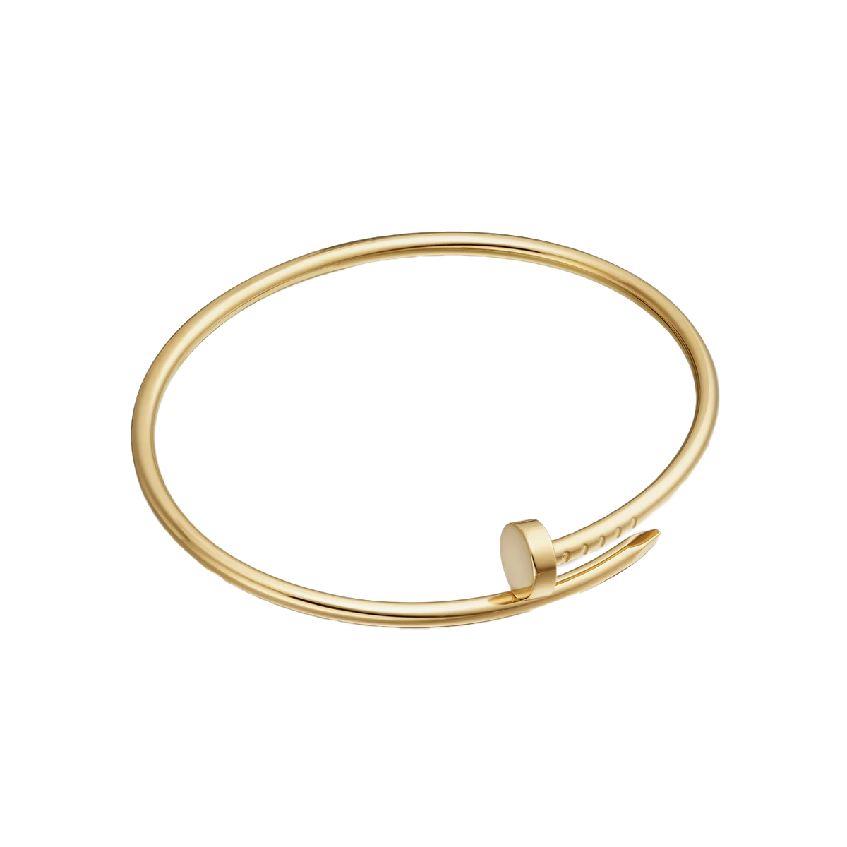 Medium Nail Bracelet 18k Gold