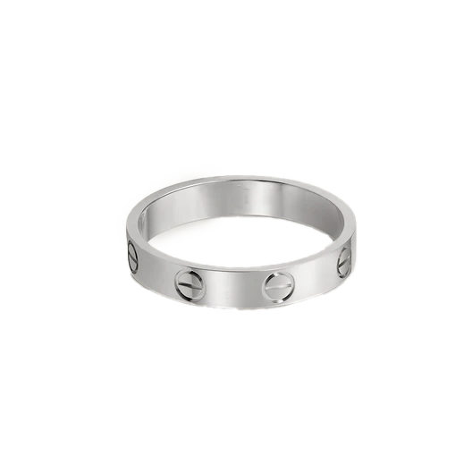Small Screw Ring 18k Gold