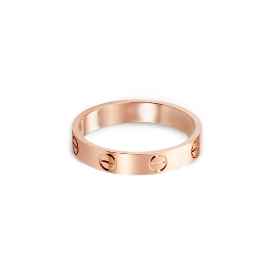 Small Screw Ring 18k Gold
