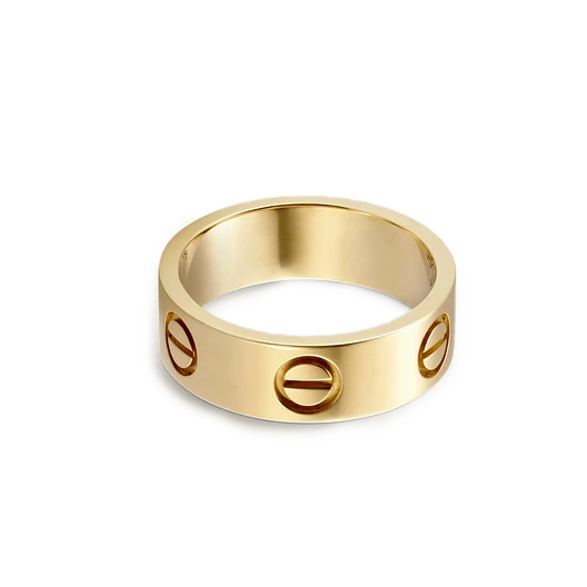 Classic Screw Ring 18k Gold